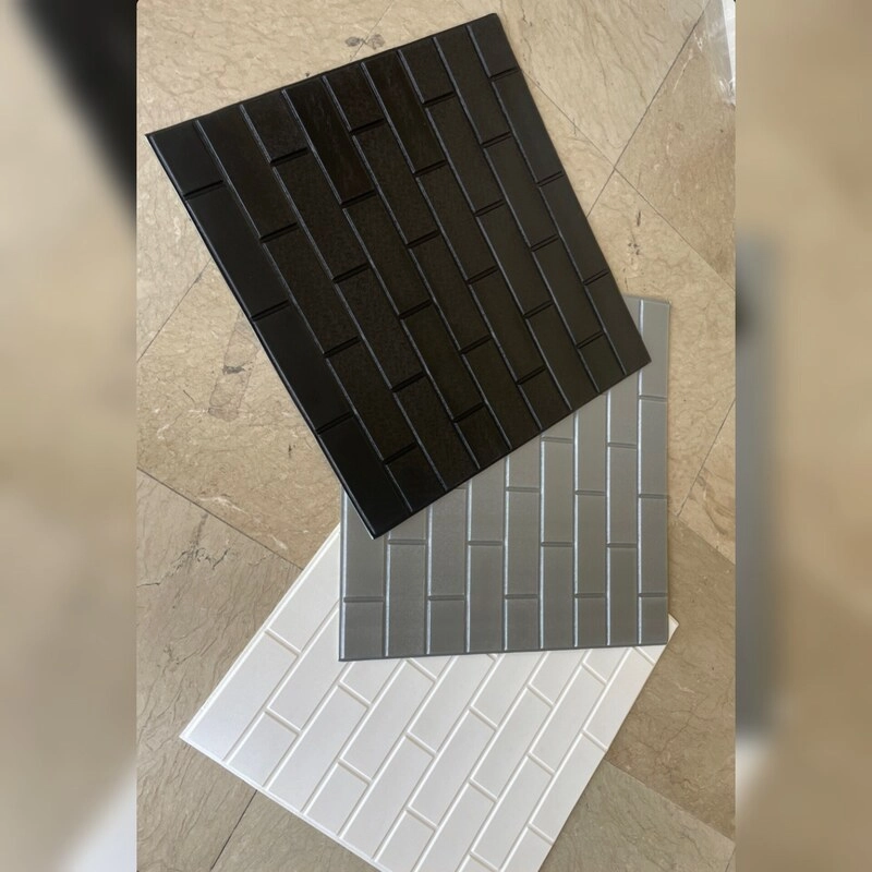 دیوارپوش فومی پشت چسبدار آجری تخت 70در70 cm ضخامت 6میل (پس کرایه)