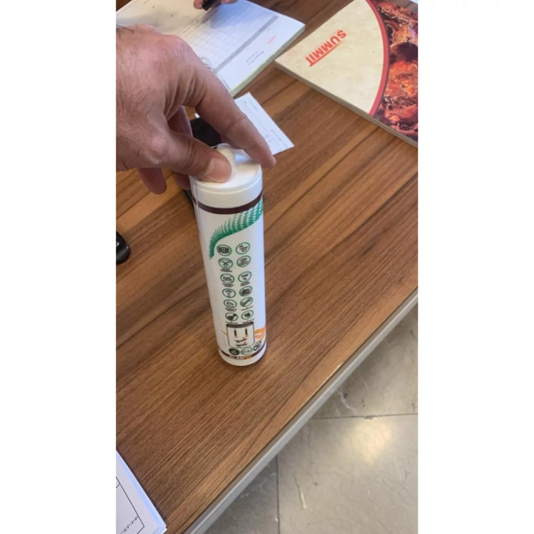چسب ماستیک سیلیکونی غیراسیدی ALAN FIX 500 ماربل شیت و ترمووال درزگیر (پسکرایه)