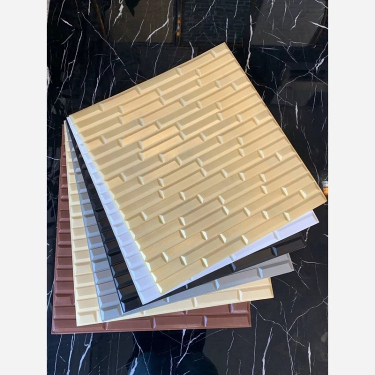 دیوارپوش فومی پشت چسبدار شمش ( آجر مشبک) سایز 70در77 cm ضخامت 8میل (پس کرایه)
