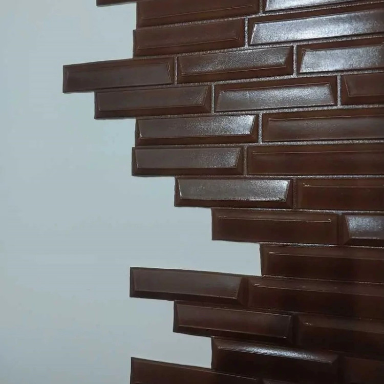 دیوارپوش فومی پشت چسبدار شمش ( آجر مشبک) سایز 70در77 cm ضخامت 8میل (پس کرایه)