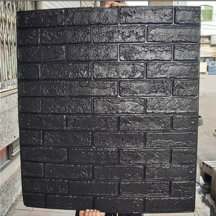 دیوارپوش فومی پشت چسبدار آجربهمنی 70در77 cm، ضخامت 9میل (پس کرایه)
