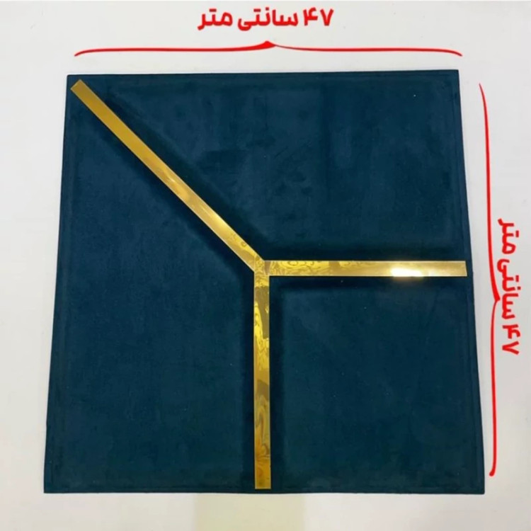 دیوارپوش لمسه مخملی پشت چسبدار ذوزنقه ابعاد 47در47 cm ضخامت 20میل،16رنگ (پس کرایه)