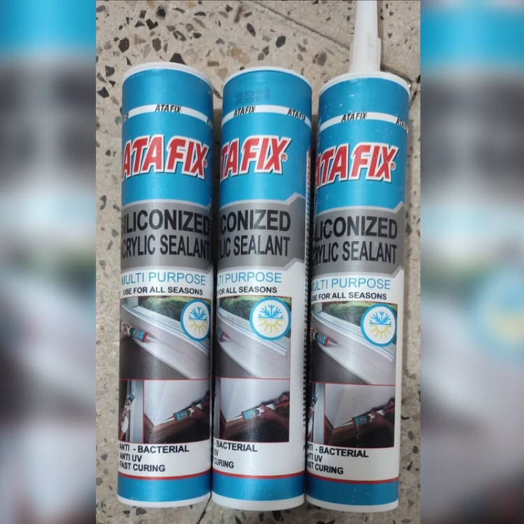 چسب ماستیک ماربل شیت و ترمووال مدل ATAFIX چسبندگی قوی و ضدآب و درزگیر (پسکرایه)