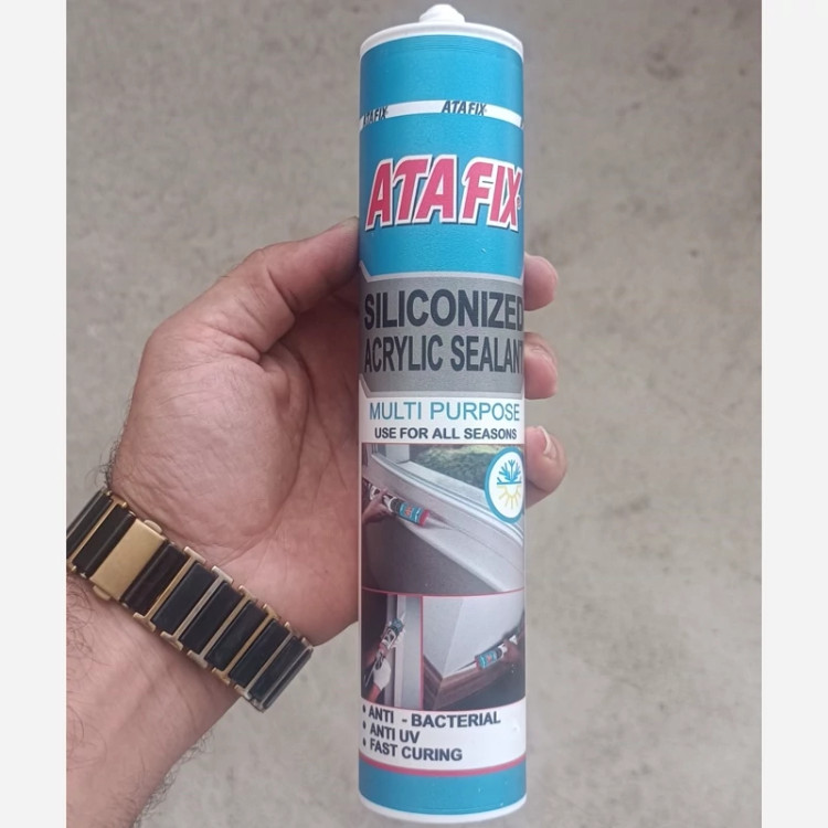 چسب ماستیک ماربل شیت و ترمووال مدل ATAFIX چسبندگی قوی و ضدآب و درزگیر (پسکرایه)