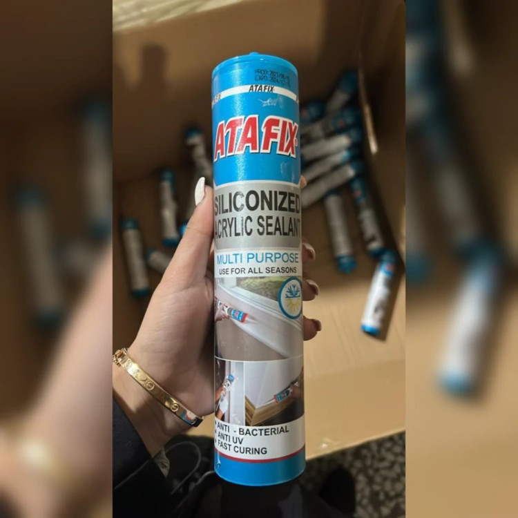 چسب ماستیک ماربل شیت و ترمووال مدل ATAFIX چسبندگی قوی و ضدآب و درزگیر (پسکرایه)