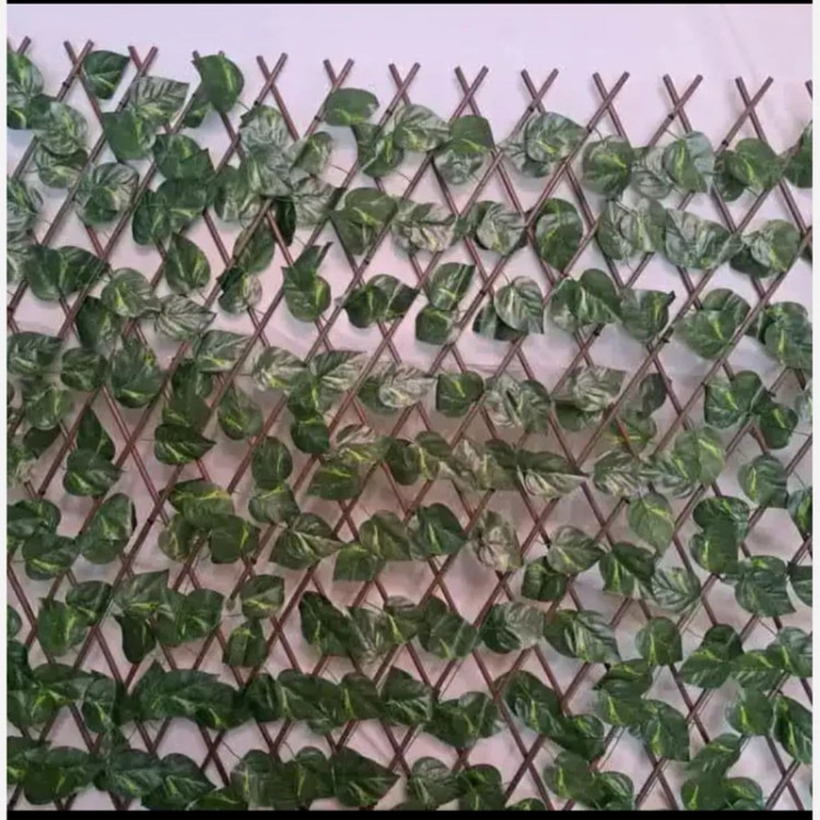 پنل حصار آکاردئونی برگ پتوس ابعاد 1در2متر شاسی PVC(پس کرایه)