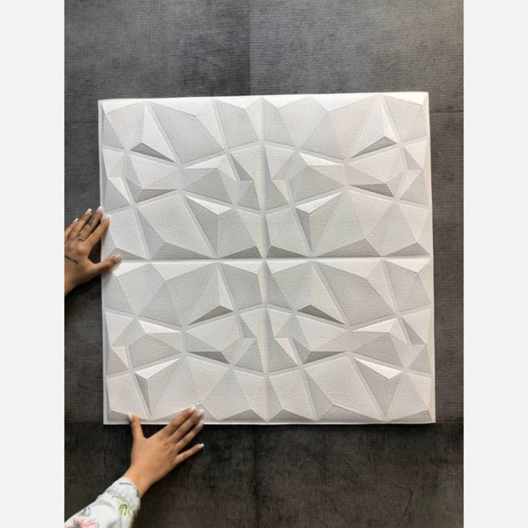 دیوارپوش فومی پشت چسبدار کریستالی 70در70 cm ضخامت 8میل (پس کرایه)