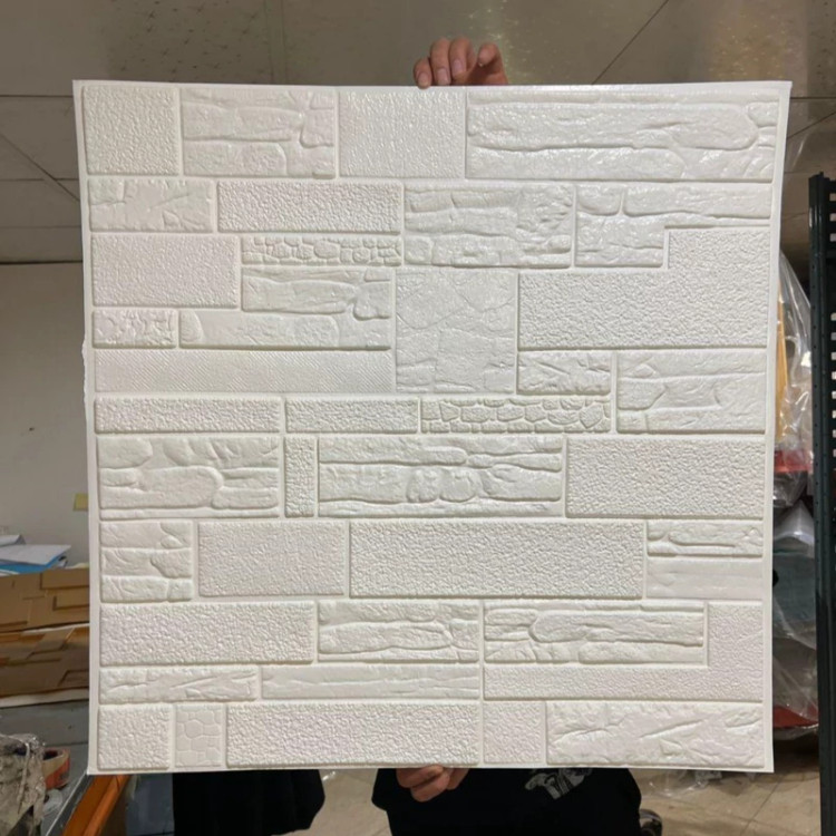 دیوارپوش فومی پشت چسبدار سنگ آنتیک 70در70 cm ضخامت 8میل (پس کرایه)