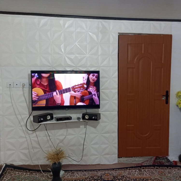 دیوارپوش فومی پشت چسبدار هشت پر 70در70 cm ضخامت 8میل (پس کرایه)