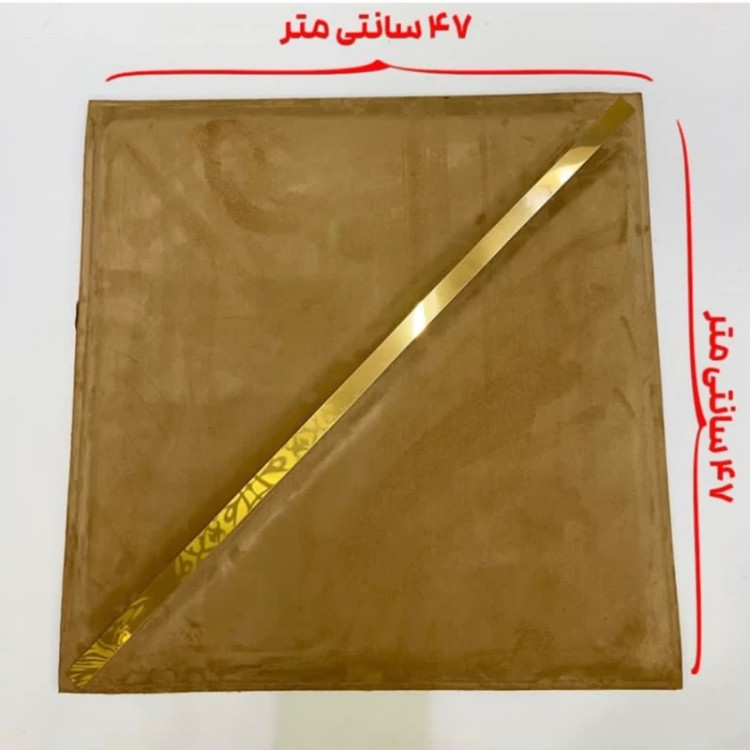 دیوارپوش لمسه مخملی پشت چسبدار مدل مثلث ابعاد 47در47 cm ضخامت 20میل،16رنگ (پس کرایه)