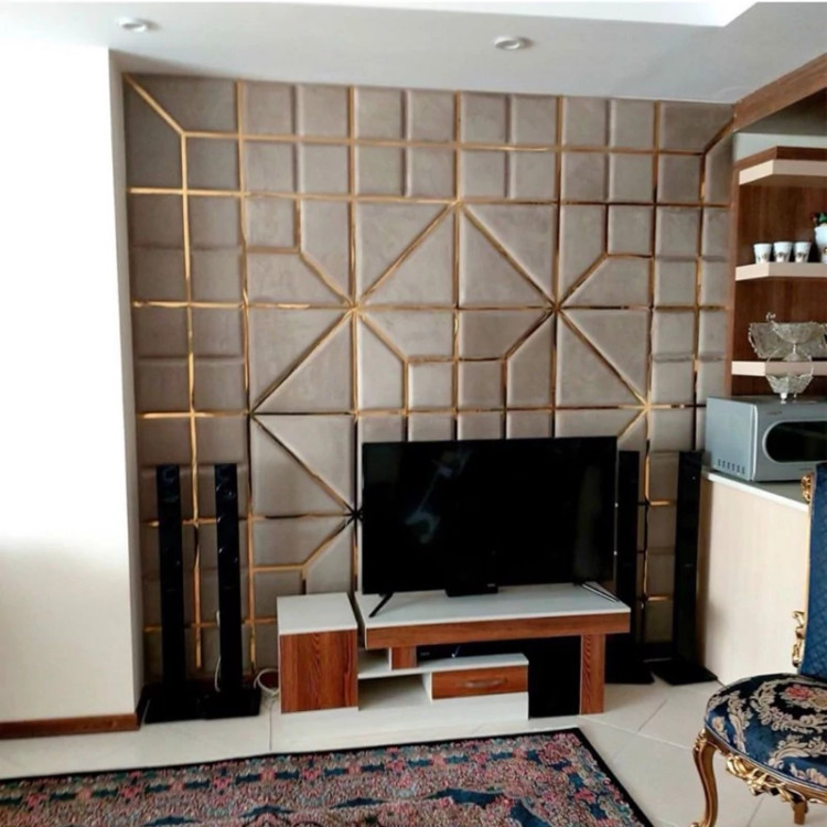 دیوارپوش لمسه مخملی پشت چسبدار مدل مثلث ابعاد 47در47 cm ضخامت 20میل،16رنگ (پس کرایه)