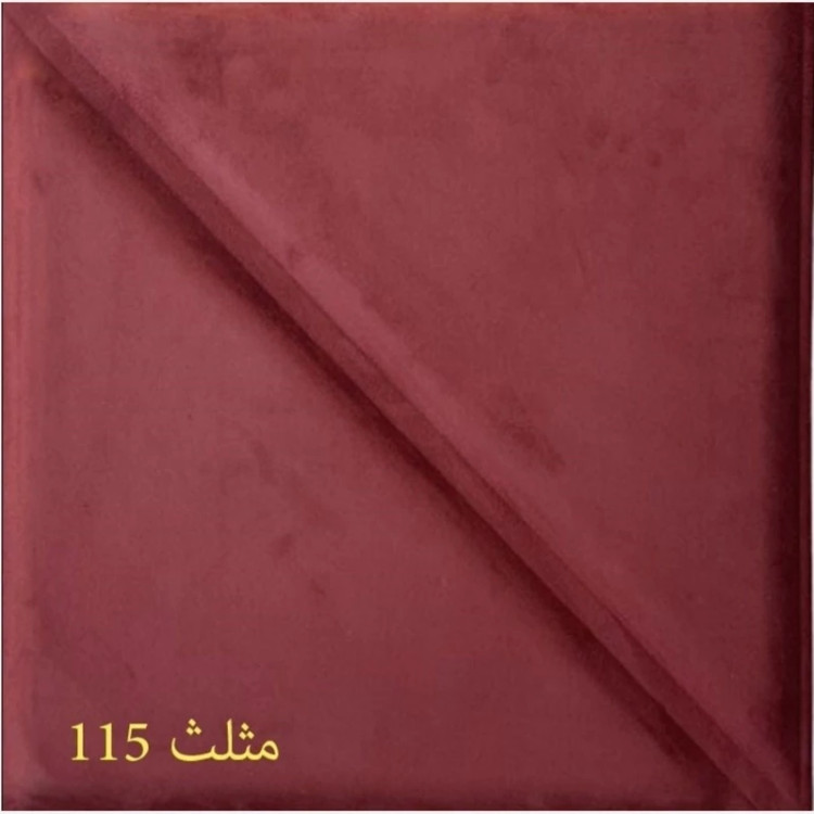 دیوارپوش لمسه مخملی پشت چسبدار مدل مثلث ابعاد 47در47 cm ضخامت 20میل،16رنگ (پس کرایه)