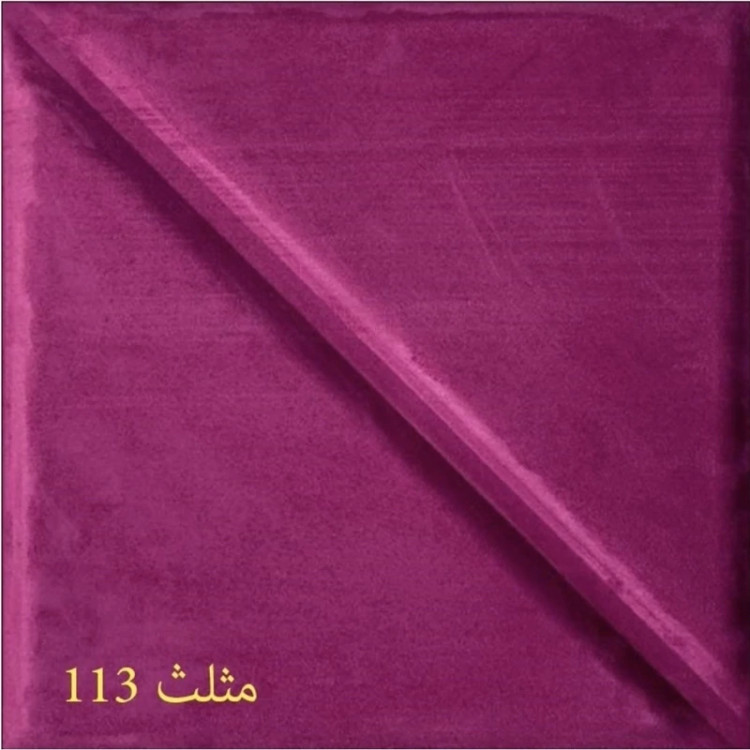 دیوارپوش لمسه مخملی پشت چسبدار مدل مثلث ابعاد 47در47 cm ضخامت 20میل،16رنگ (پس کرایه)