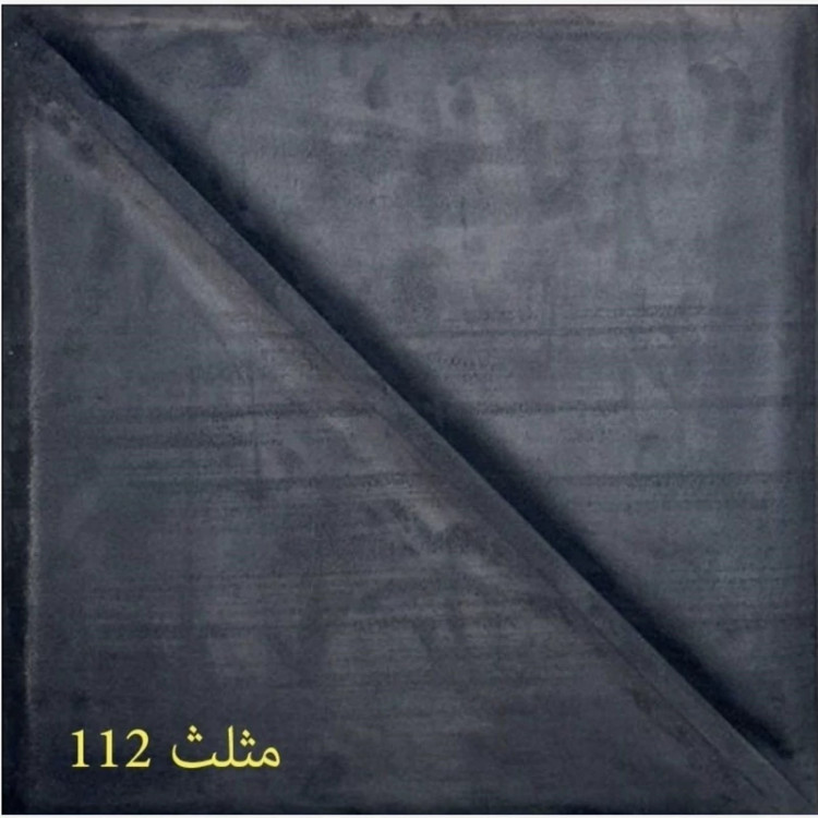 دیوارپوش لمسه مخملی پشت چسبدار مدل مثلث ابعاد 47در47 cm ضخامت 20میل،16رنگ (پس کرایه)