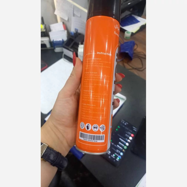 چسب اسپری ریوال 300 میل برای دیوارپوش فومی و . . . (پس کرایه)
