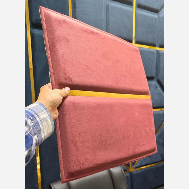 دیوارپوش لمسه مخملی پشت چسبدار مستطیل ابعاد 47در47 cm،ضخامت 20میل، 16رنگ (پس کرایه)