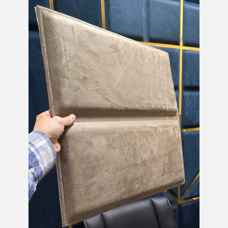 دیوارپوش لمسه مخملی پشت چسبدار مستطیل ابعاد 47در47 cm،ضخامت 20میل، 16رنگ (پس کرایه)