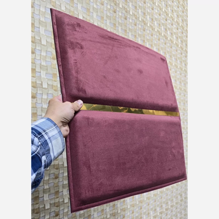 دیوارپوش لمسه مخملی پشت چسبدار مستطیل ابعاد 47در47 cm،ضخامت 20میل، 16رنگ (پس کرایه)