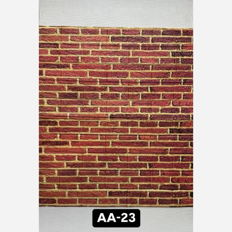 دیوارپوش فومی پشت چسبدار وارداتی کد AA-23 ابعاد 70در70 cm ضخامت 5میل (پس کرایه)