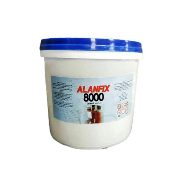 چسب خمیری کفپوش مدل آلان فیکس 8000 سطل 1 کیلویی (پسکرایه)