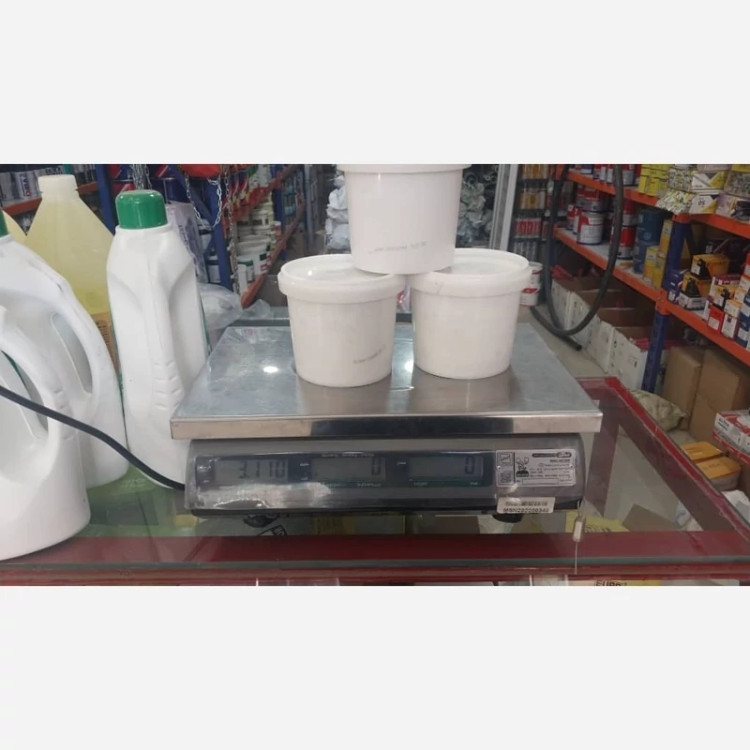 چسب خمیری کفپوش مدل آلان فیکس 8000 سطل 1 کیلویی (پسکرایه)