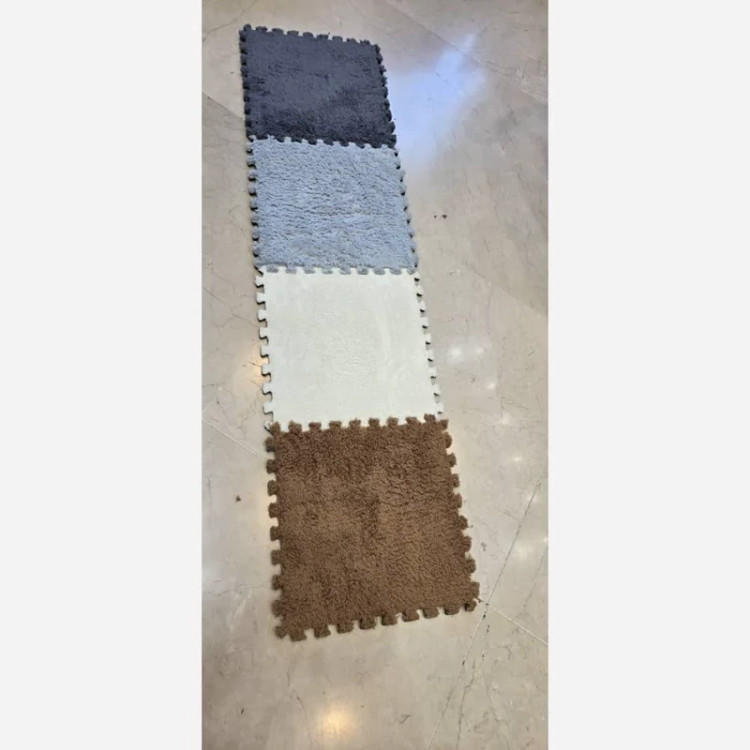 کفپوش تایل موکتی ابعاد46در46 cm، (پازلی)ضربه گیر مسکونی (پس کرایه)