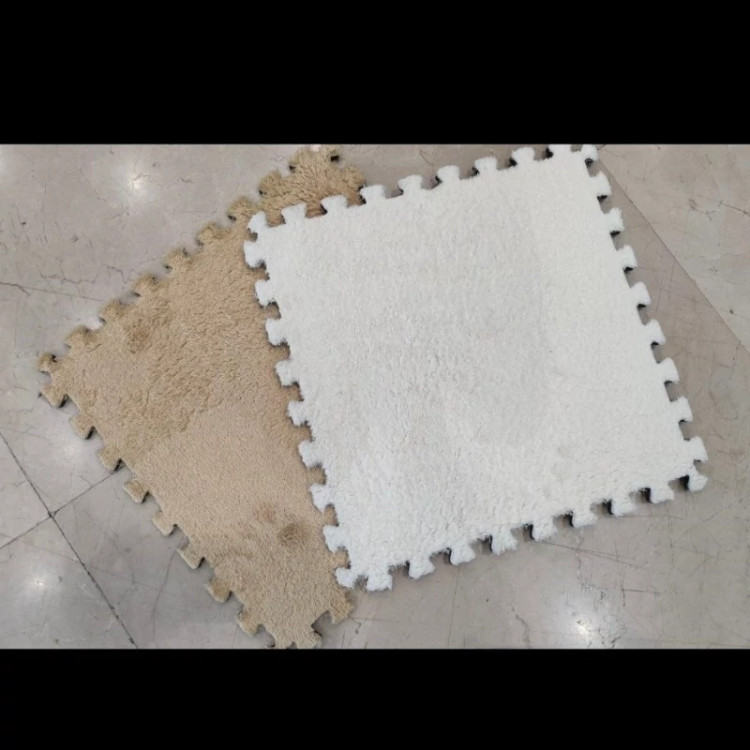 کفپوش تایل موکتی ابعاد46در46 cm، (پازلی)ضربه گیر مسکونی (پس کرایه)