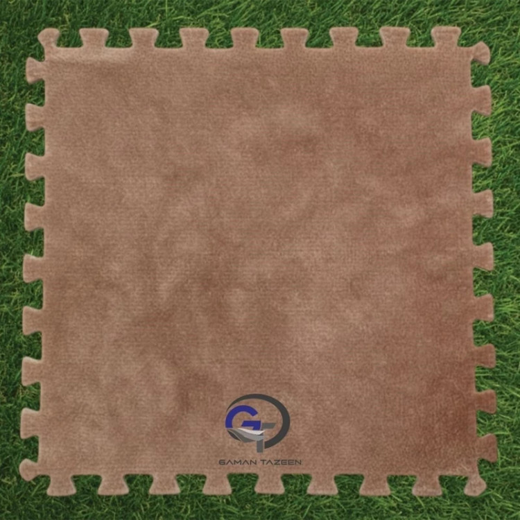 کفپوش تایل موکتی ابعاد46در46 cm، (پازلی)ضربه گیر مسکونی (پس کرایه)