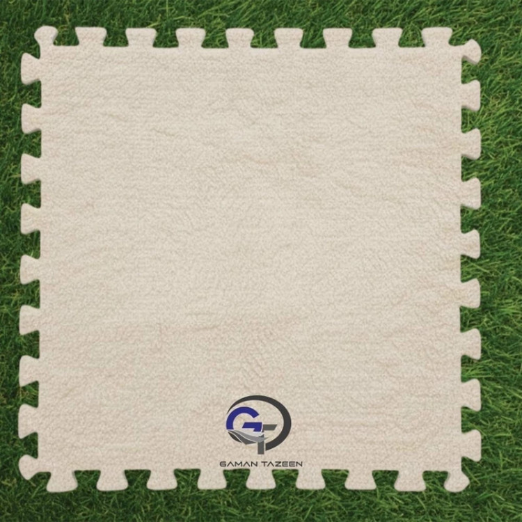 کفپوش تایل موکتی ابعاد46در46 cm، (پازلی)ضربه گیر مسکونی (پس کرایه)