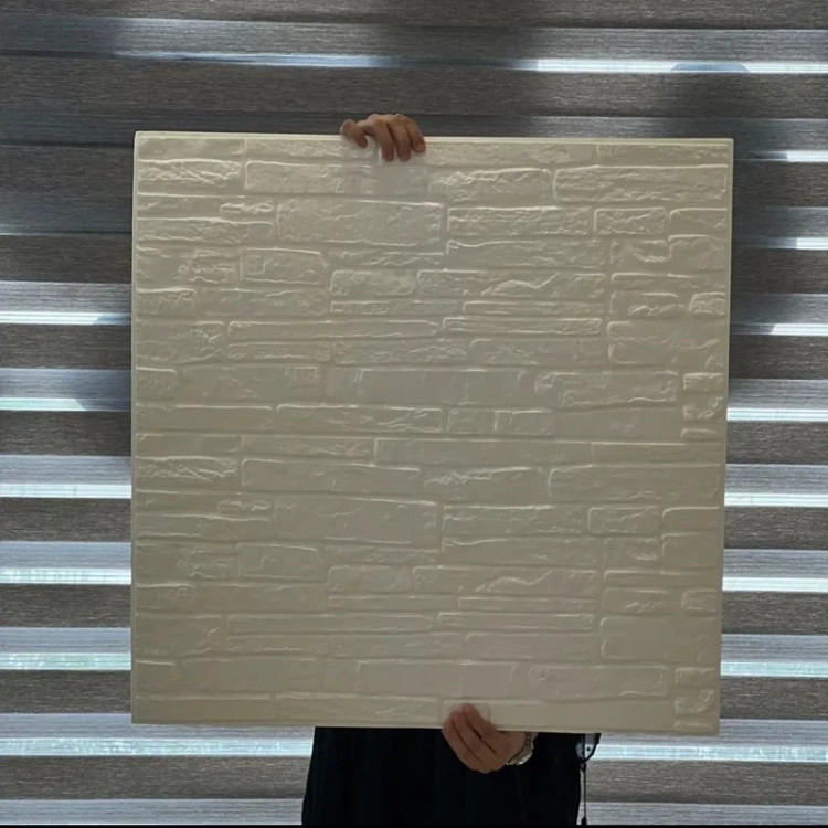 دیوارپوش فومی پشت چسبدار آجرآنتیک 70در70 cm ضخامت 8میل (پس کرایه)