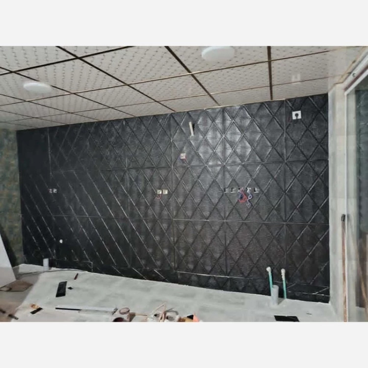 دیوارپوش فومی پشت چسبدار لوزی سایز 70در70 cm (پوست کروکودیل) ضخامت 8میل (پس کرایه)