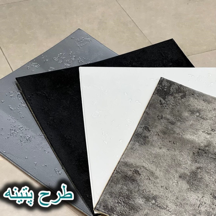 دیوارپوش پتینه فومی پشت چسبدار سفید 70در70 cm ضخامت 7میل (پس کرایه)