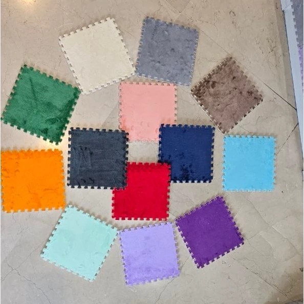 کفپوش تایل موکتی اتاق کودک،ابعاد 28در28 cm،(پازلی)ضربه گیر (پس کرایه)