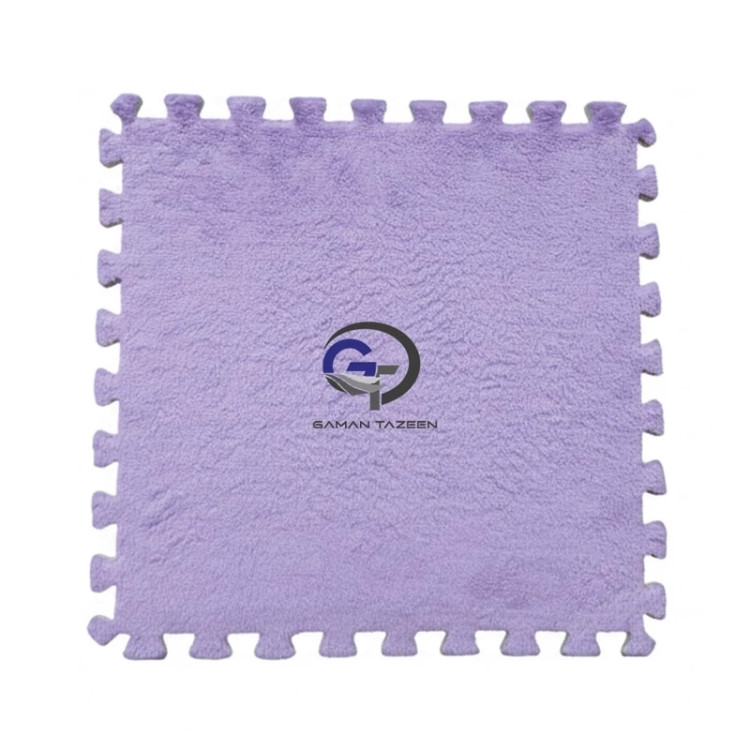 کفپوش تایل موکتی اتاق کودک،ابعاد 28در28 cm،(پازلی)ضربه گیر (پس کرایه)