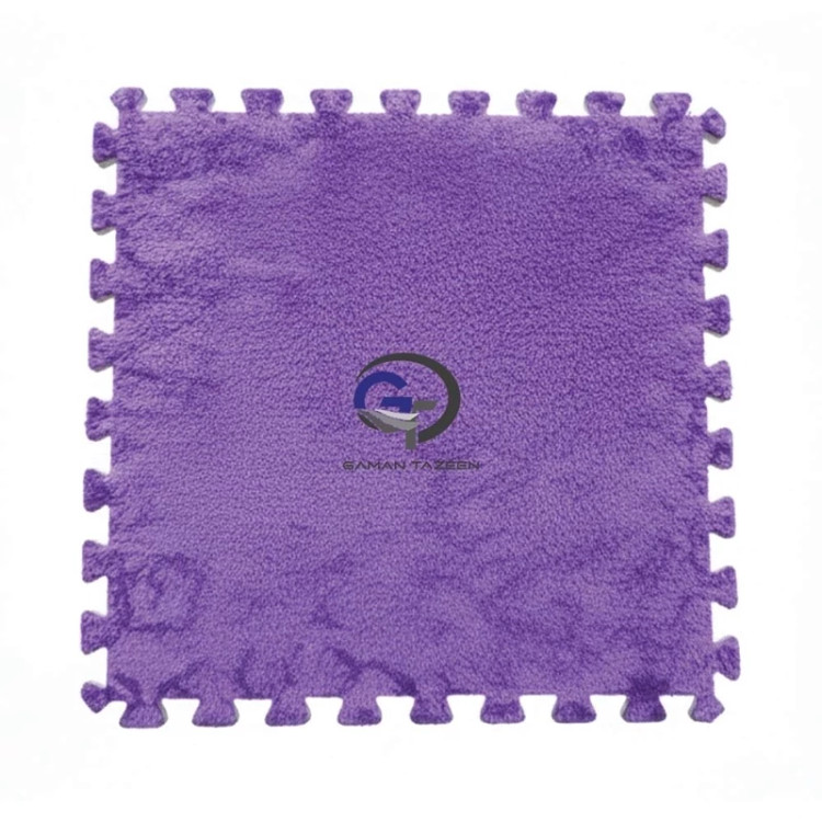 کفپوش تایل موکتی اتاق کودک،ابعاد 28در28 cm،(پازلی)ضربه گیر (پس کرایه)