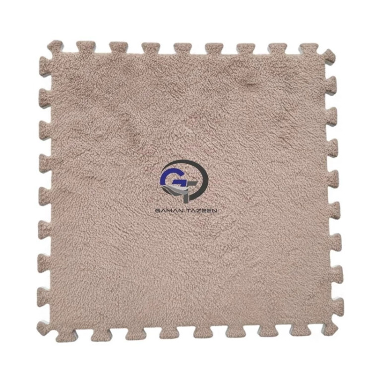 کفپوش تایل موکتی اتاق کودک،ابعاد 28در28 cm،(پازلی)ضربه گیر (پس کرایه)