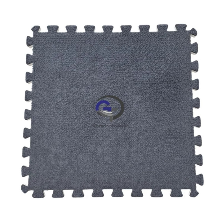 کفپوش تایل موکتی اتاق کودک،ابعاد 28در28 cm،(پازلی)ضربه گیر (پس کرایه)