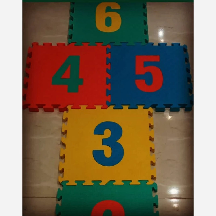 کفپوش تاتامی کودک ابعاد 33در33 cm (مدل اعداد) بسته 9تایی (پس کرایه)