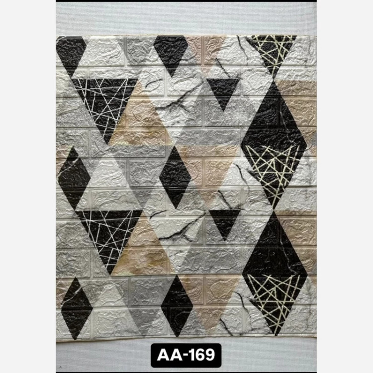 دیوارپوش فومی پشت چسبدار وارداتی کد AA-169 ابعاد 70در70 cm ضخامت 5میل (پس کرایه)