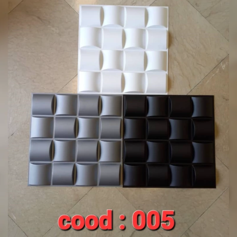 دیوارپوش پلیمری 3d (کد 005) حریر مشبک ابعاد 50در50 cm (پس کرایه)