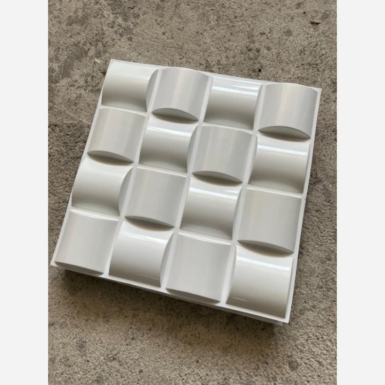 دیوارپوش پلیمری 3d (کد 005) حریر مشبک ابعاد 50در50 cm (پس کرایه)