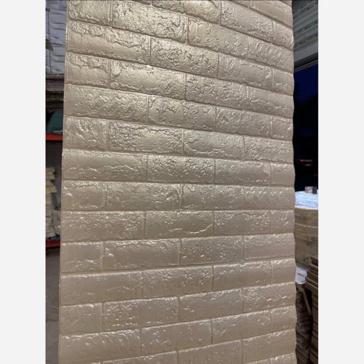 دیوارپوش رولی فومی آجری قفقازی بدون چسب 70در280 cm ضخامت 4.5میل (پسکرایه)
