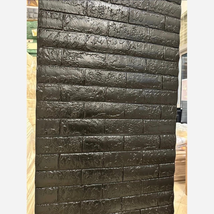 دیوارپوش رولی فومی آجری قفقازی بدون چسب 70در280 cm ضخامت 4.5میل (پسکرایه)