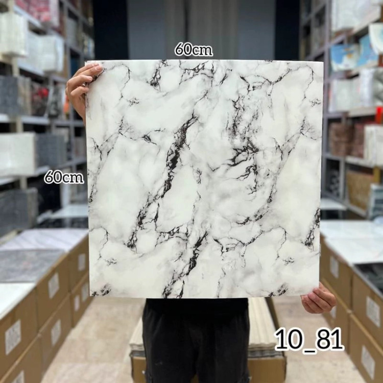 فوم ماربل کد 81-10 پشت چسبدار(سطح صاف) 60در60 cm ضخامت 2میل. (ارسال پس کرایه)