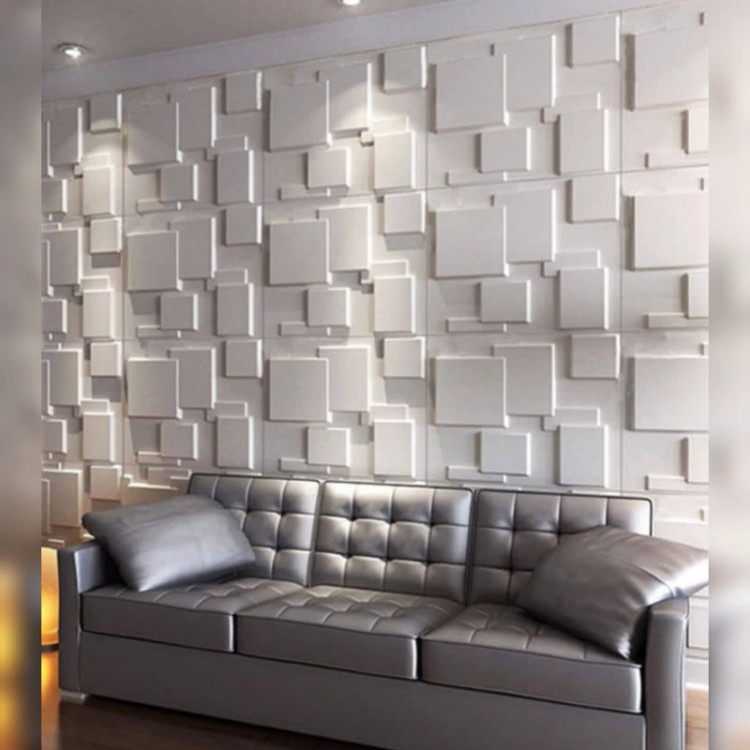 دیوارپوش پلیمری 3d (کد 011) مدرن(مستطیل) ابعاد 50در50 cm (پس کرایه)
