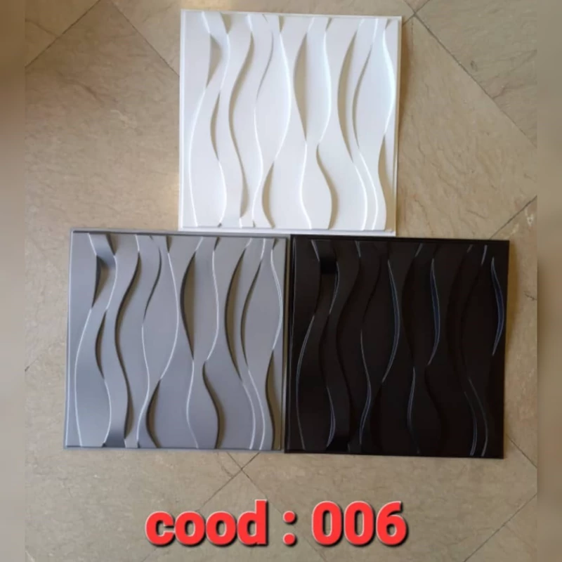 دیوارپوش پلیمری 3d (کد 006)ابعاد 50در50 cm (پس کرایه)