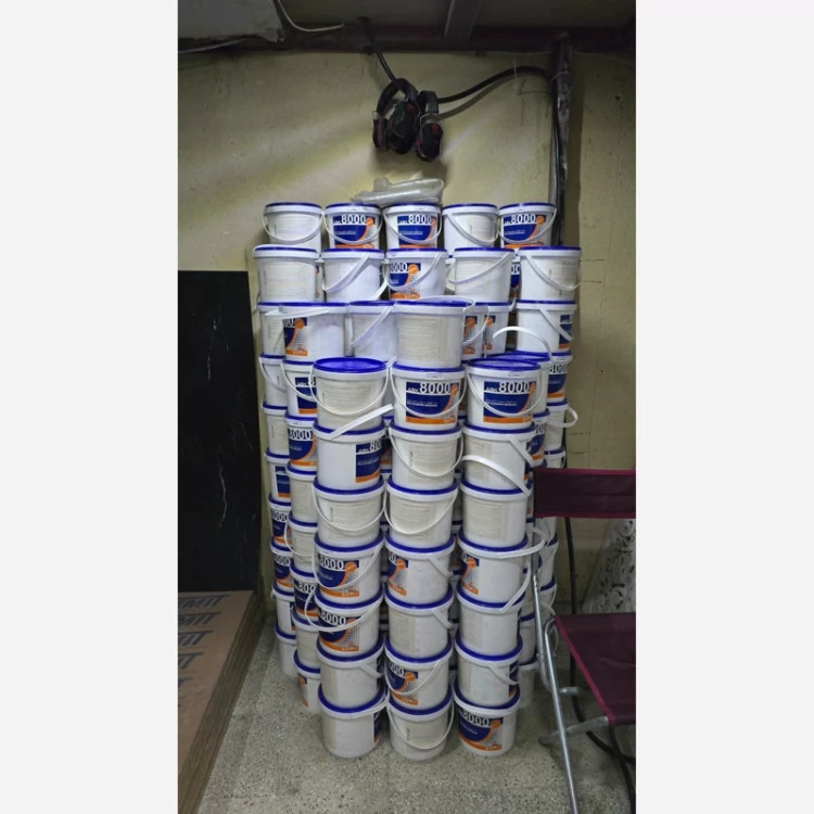 چسب خمیری کفپوش مدل آلان فیکس 8000 سطل 10 کیلویی (پسکرایه)