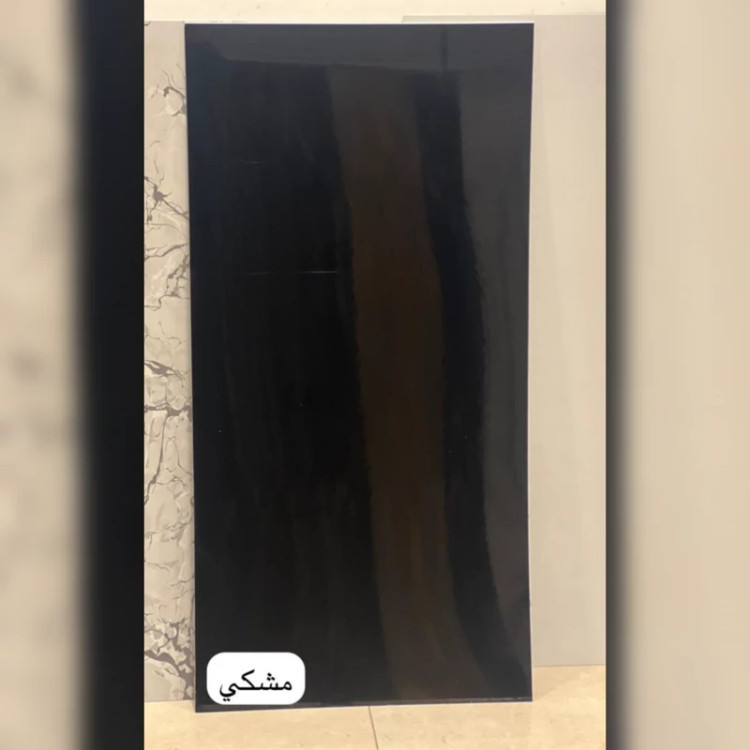 ماربل شیت مشکی ابعاد60در120 cm ضخامت 2.5میل (پس کرایه)