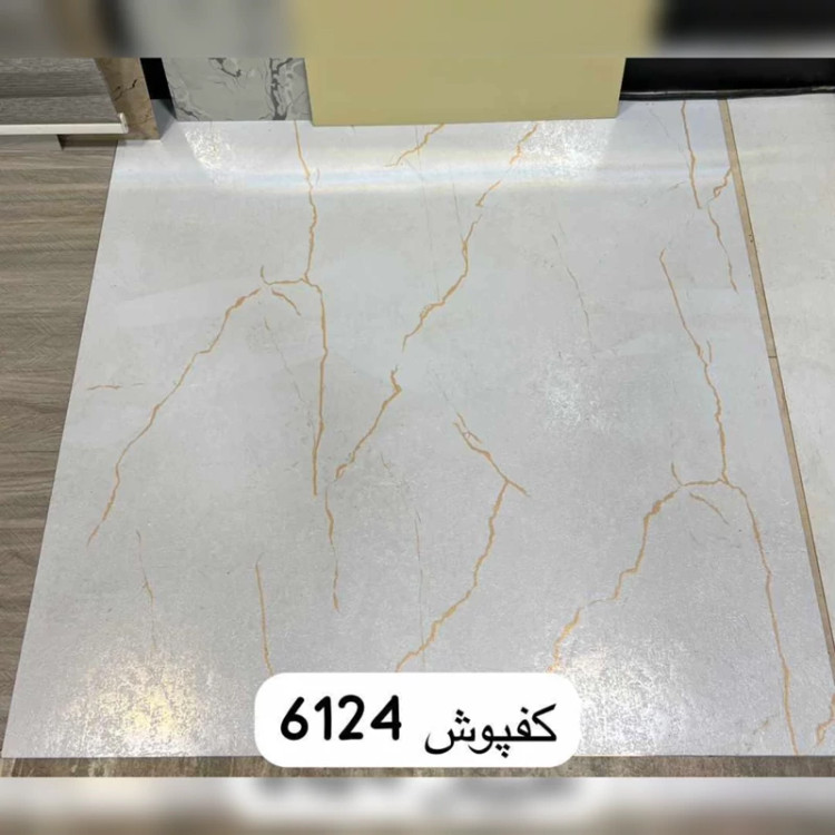 کفپوش PVC پرتردد کد 6124 طرح ماربل ابعاد 120در120 cm، ضخامت 2میل(نصب با چسب جداگانه) (پس کرایه)