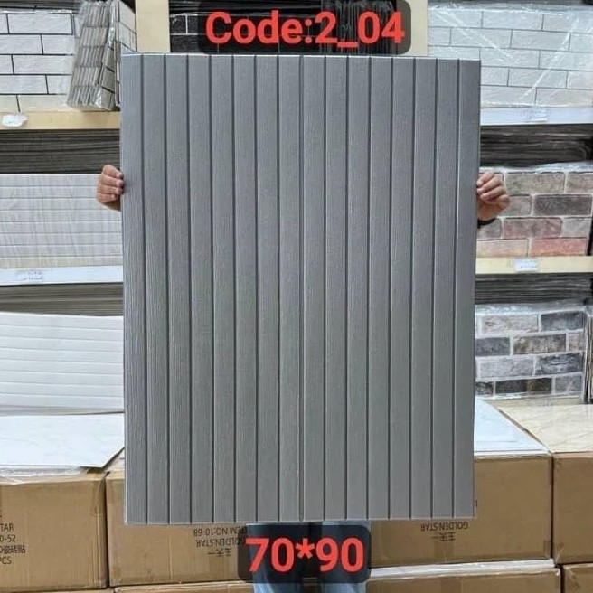 دیوارپوش فومی پشت چسبدار ترموفوم وارداتی کد 04-2 ابعاد 70در90 cm ضخامت 5میل (پس کرایه)